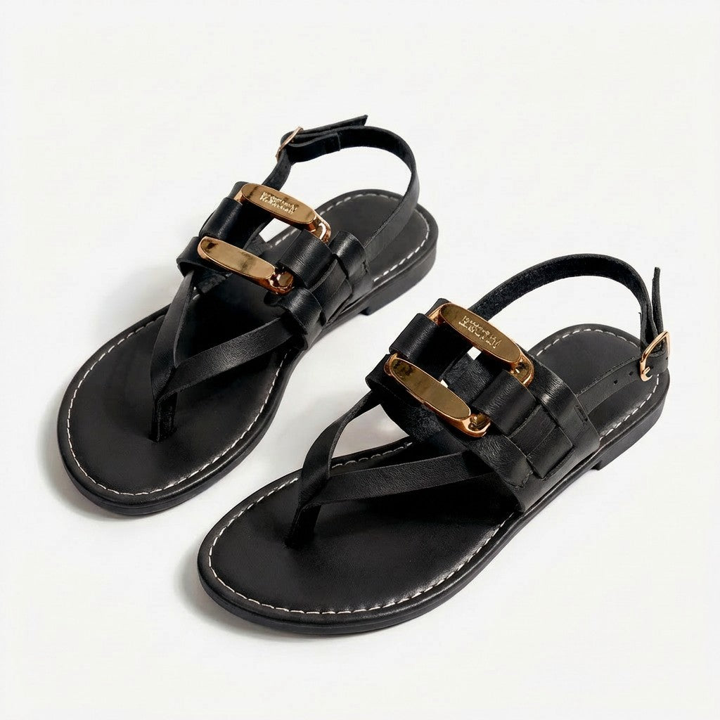 Chloe thong sandals - Black
