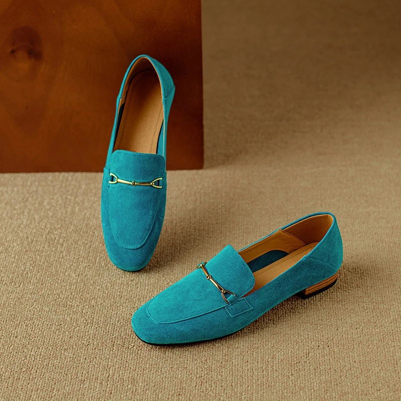 Estelle loafers - Aqua Blue