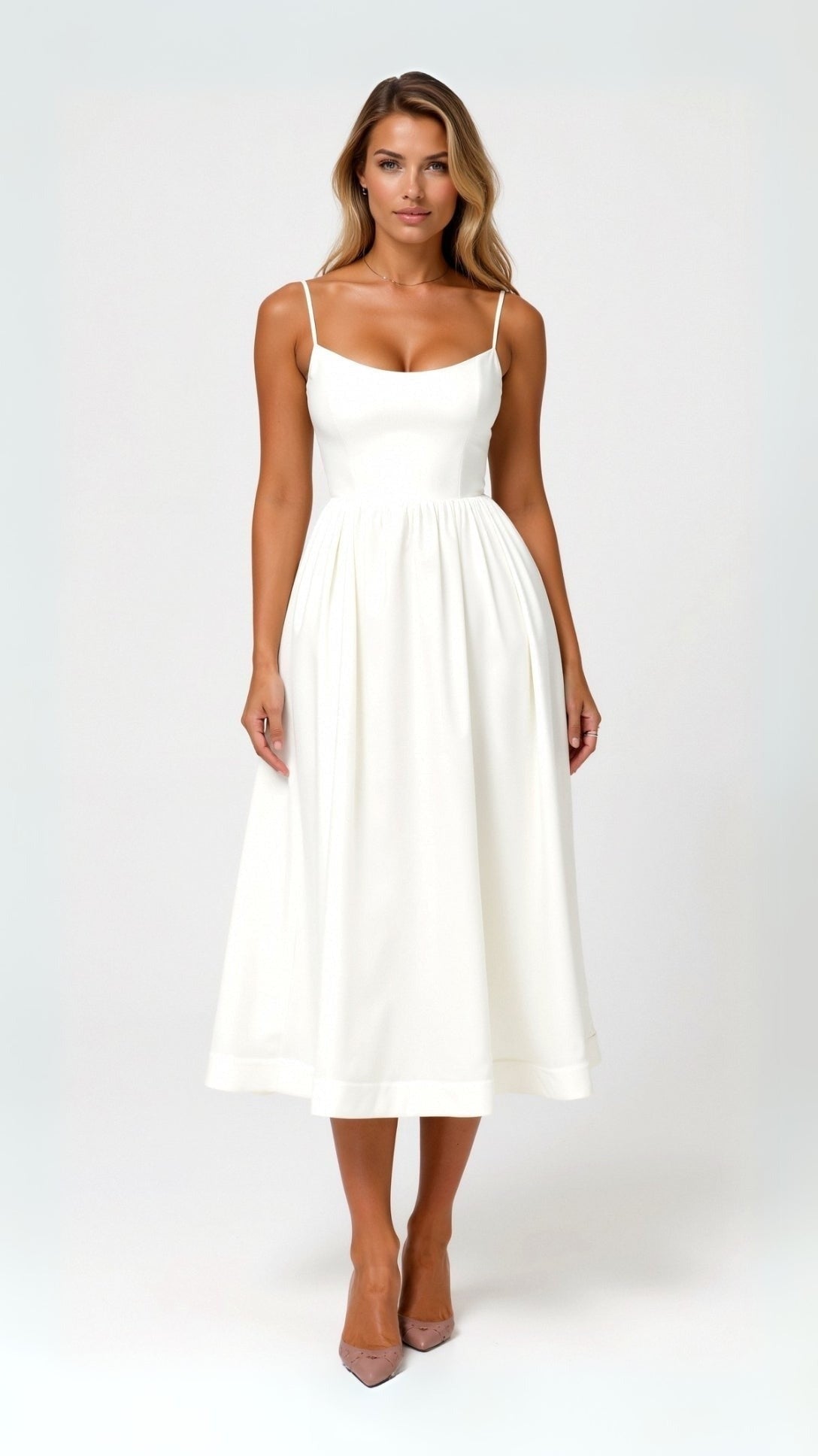 Juliet A line maxi - White