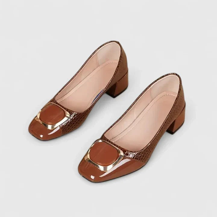 Noor heeled loafers - detail