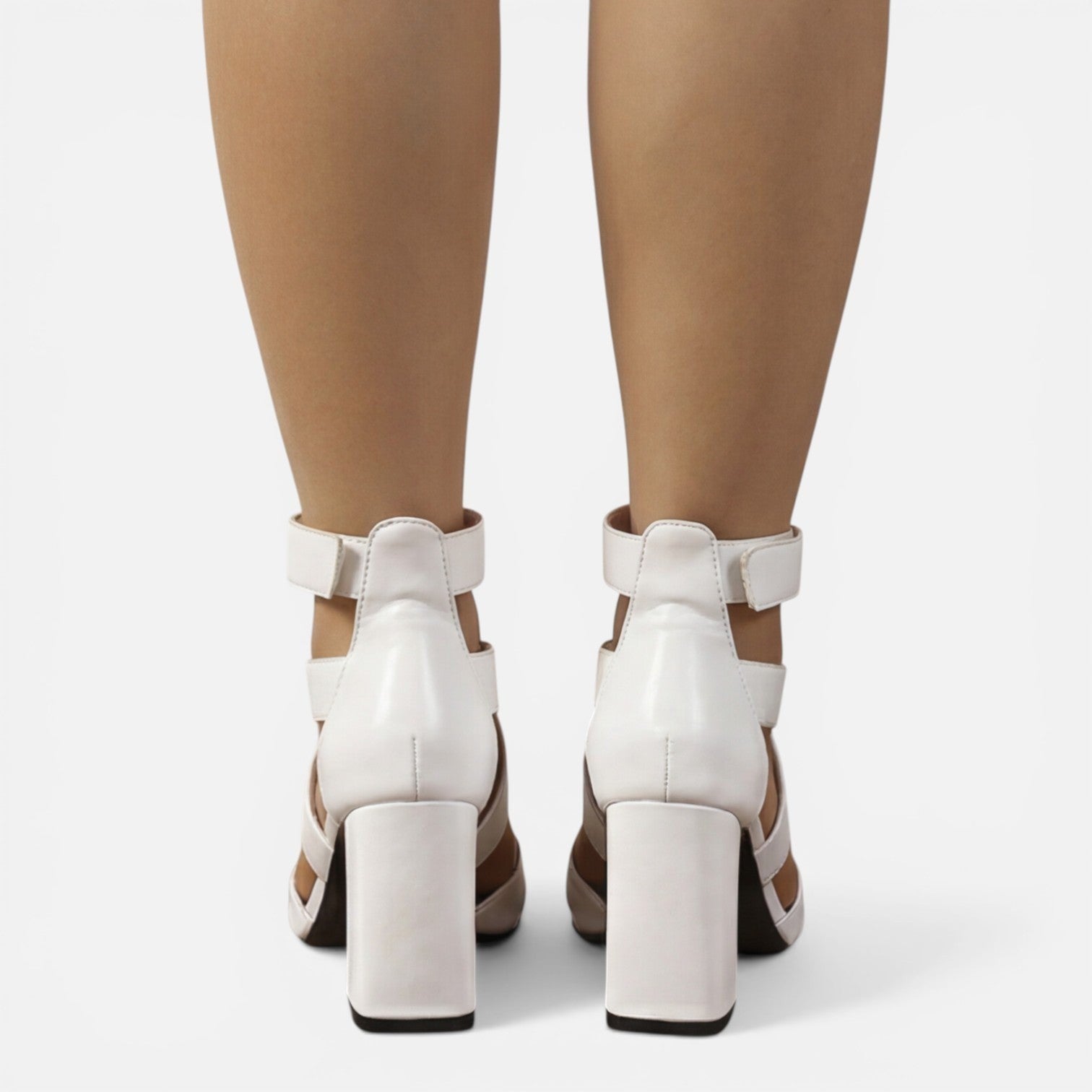 Opal strappy block heels - detail
