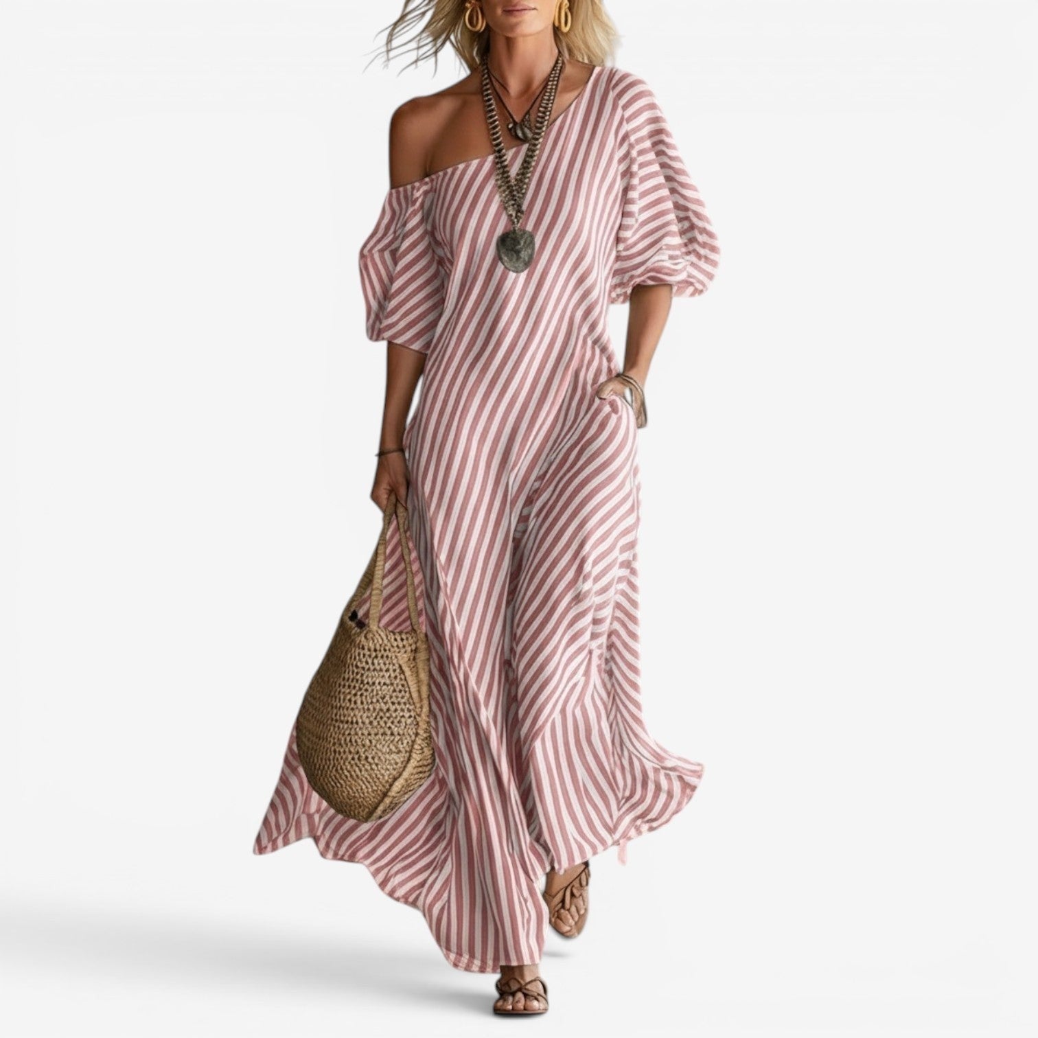 Ophelia maxi dress - Pink
