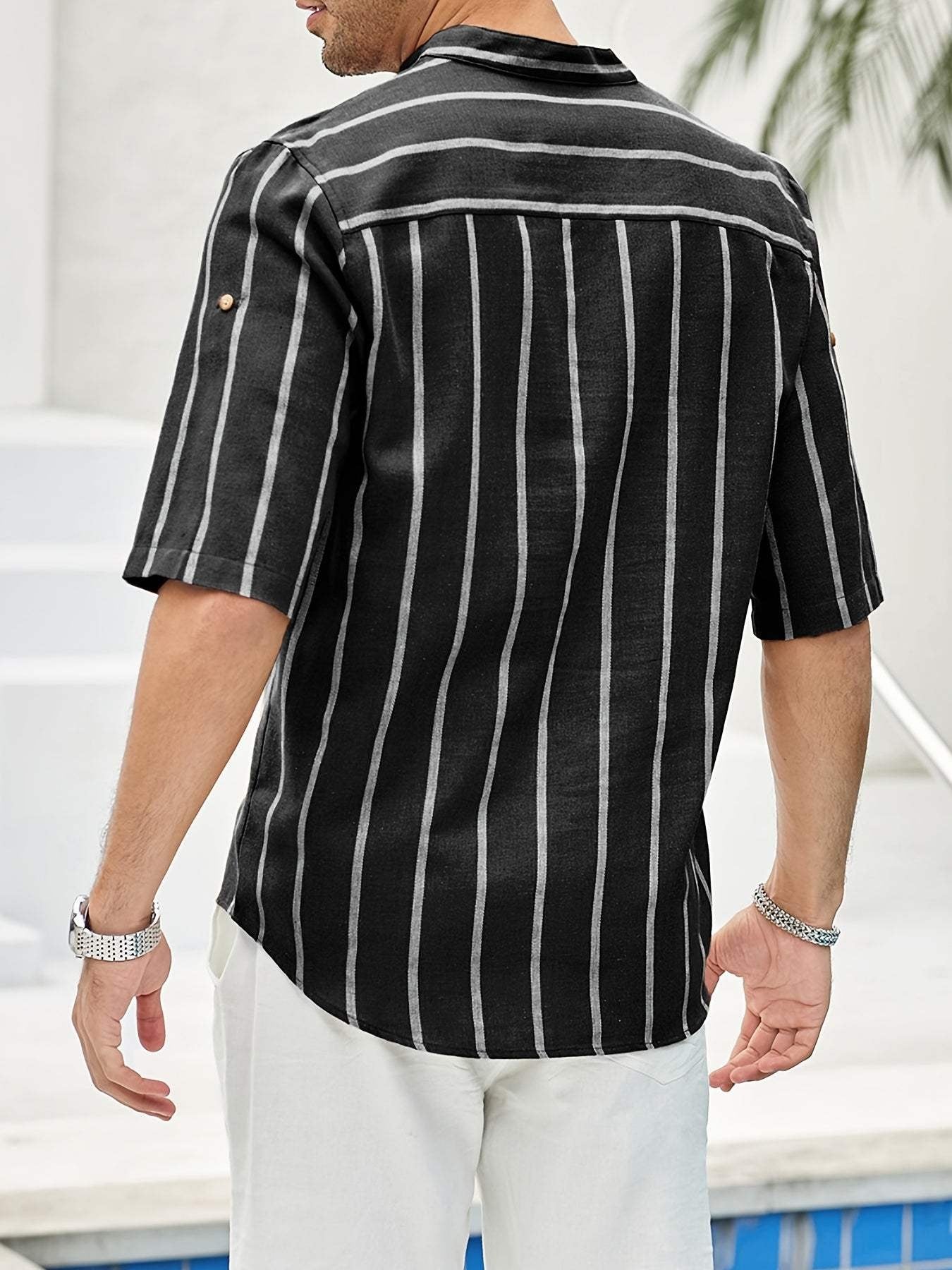 Simon shirt - Black back view