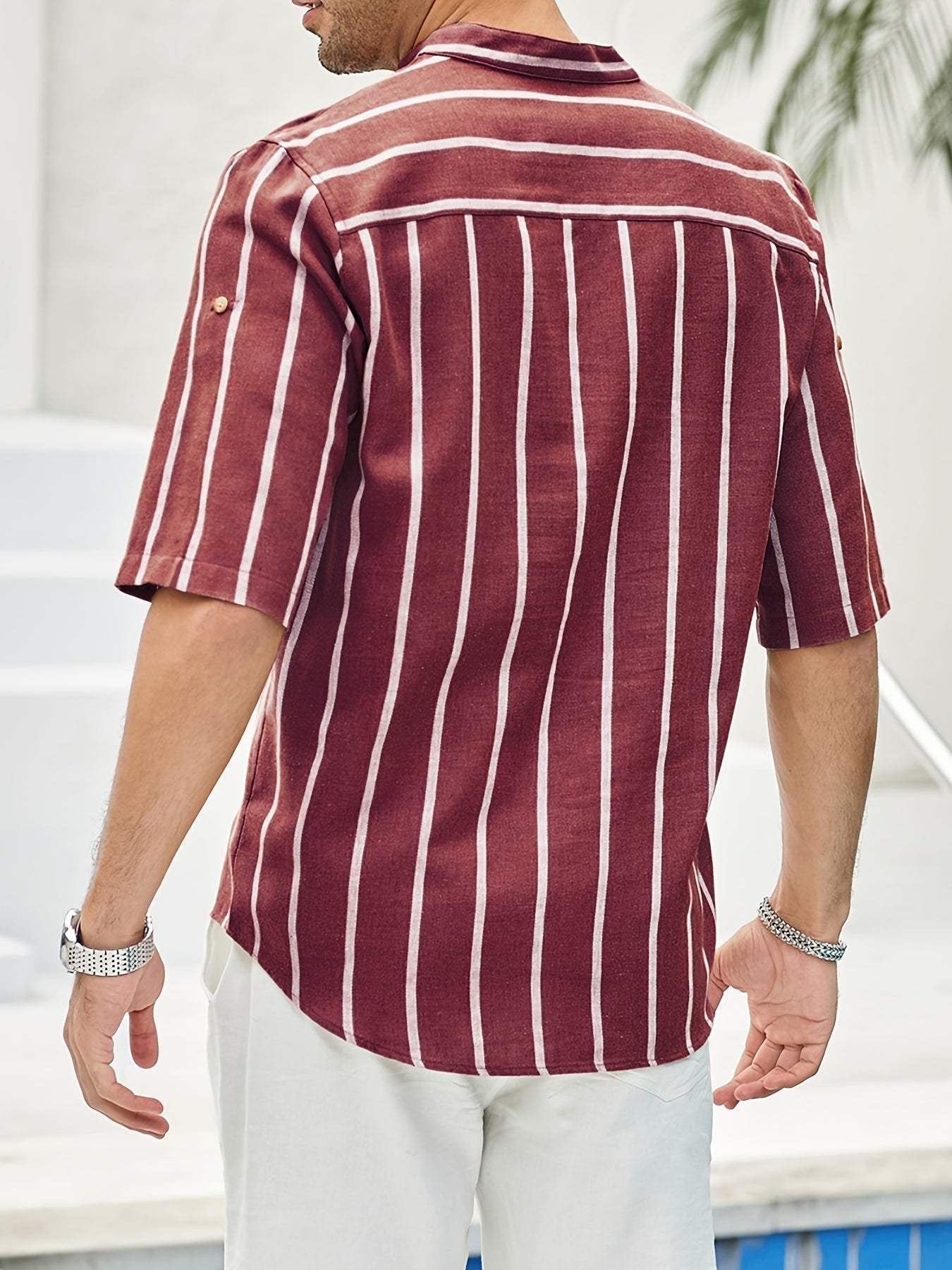 Simon shirt - Red back view