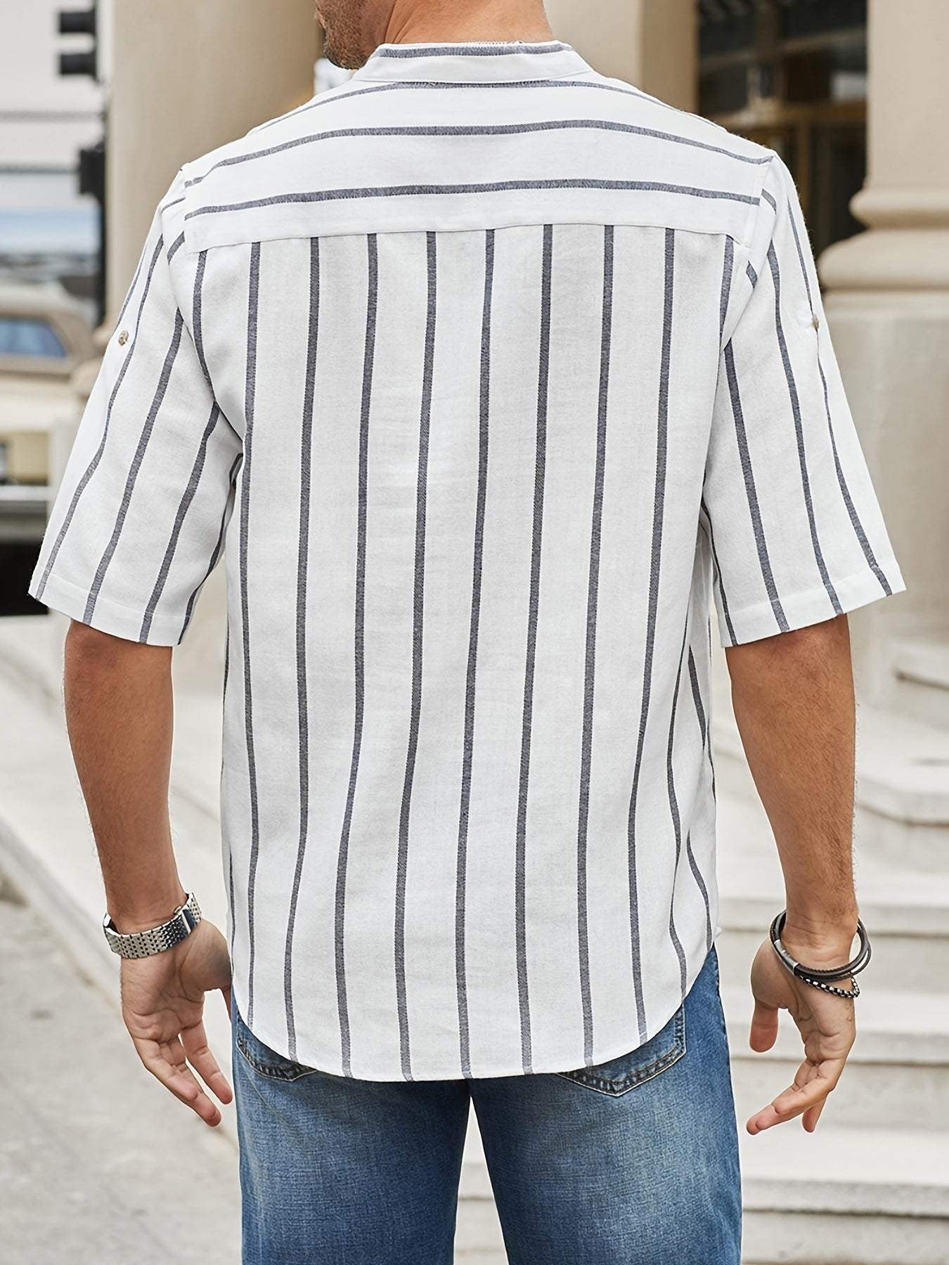 Simon shirt - White back view