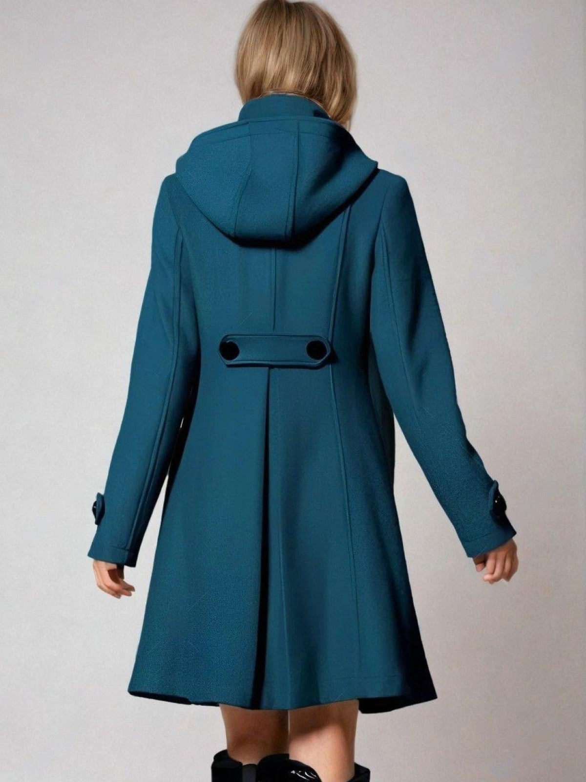 Susanna coat - Blue back view