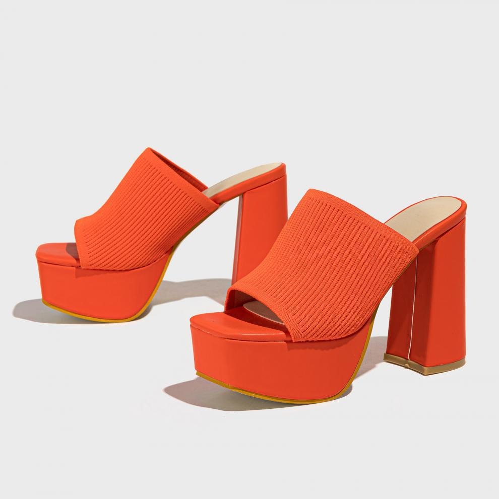 Mae sandals - Orange alternate angle 1