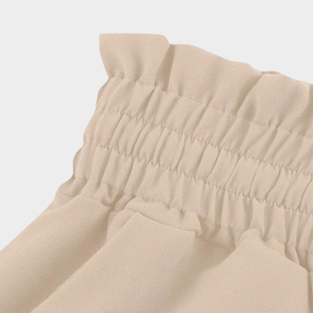June palazzo linen pants - detail