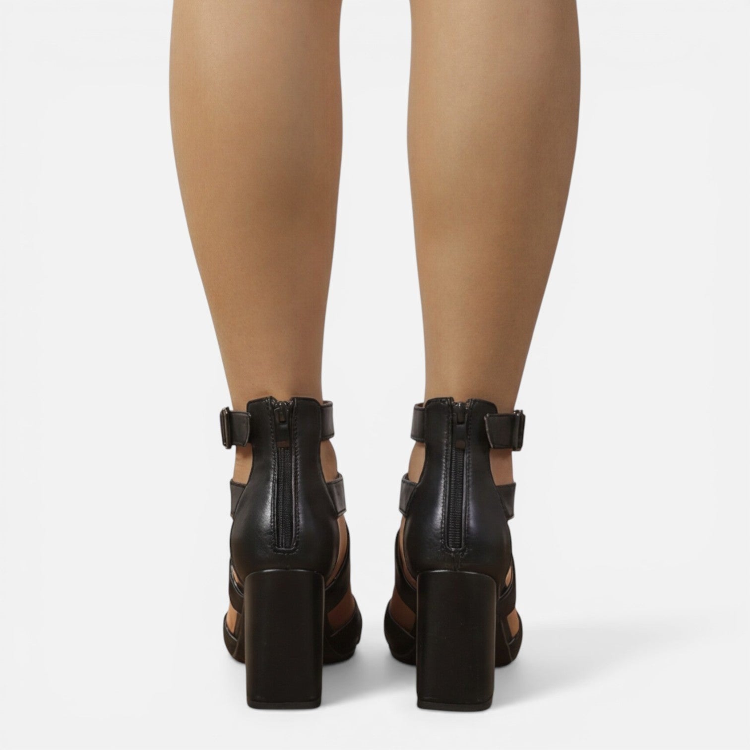 Opal strappy block heels - detail