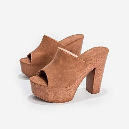 Lottie suede heeled platform mules - detail