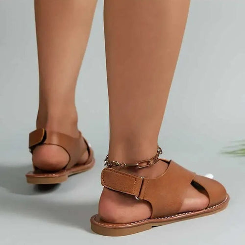 Ava flat sandals - detail